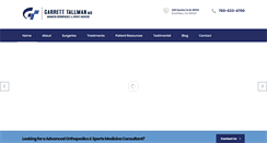Desktop Screenshot of garretttallmanmd.net